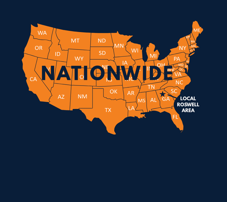 Map of The United States Modern Rugged