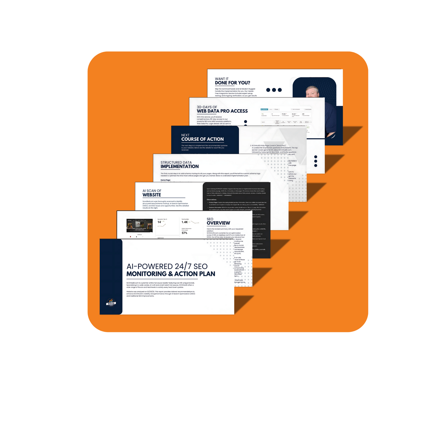 Modern Rugged SEO Report Examples